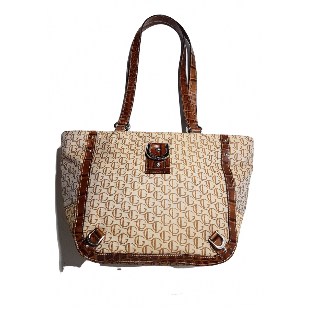 Cloth tote Guy Laroche Beige in Cloth 